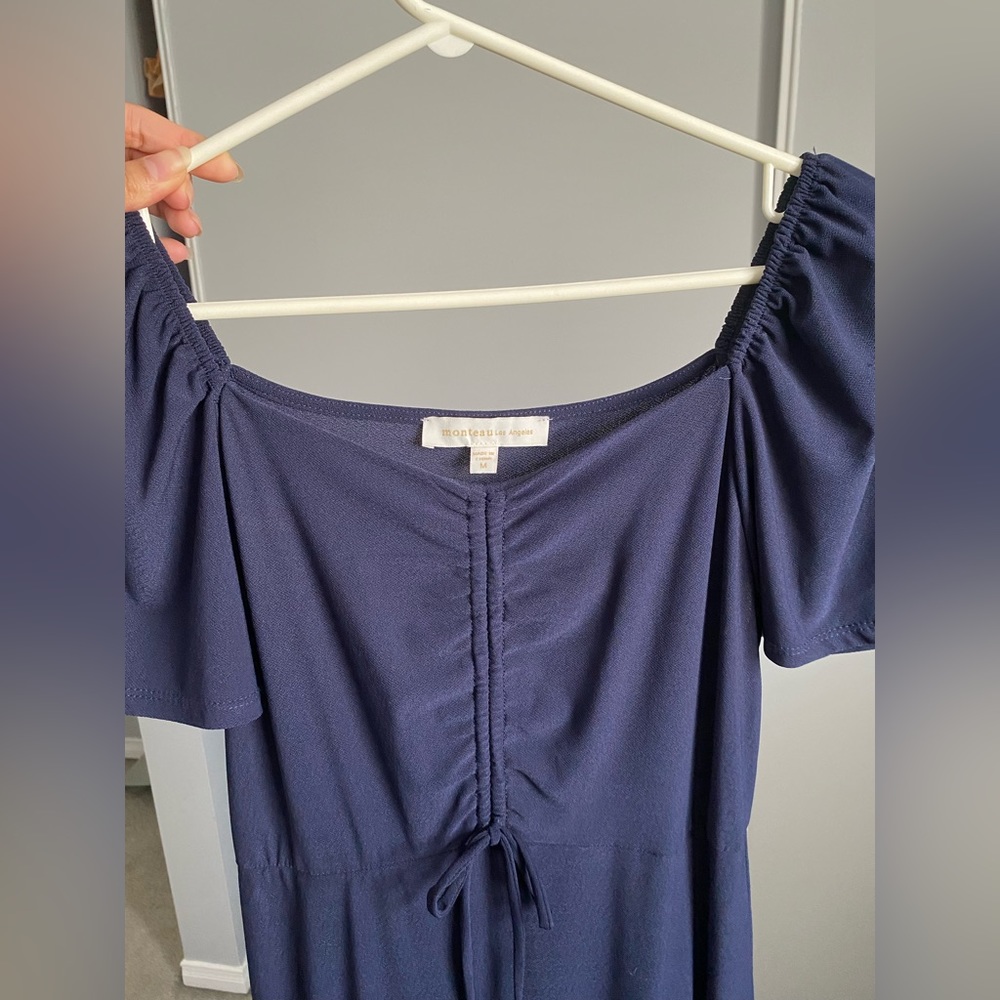 NEW blue midi dress